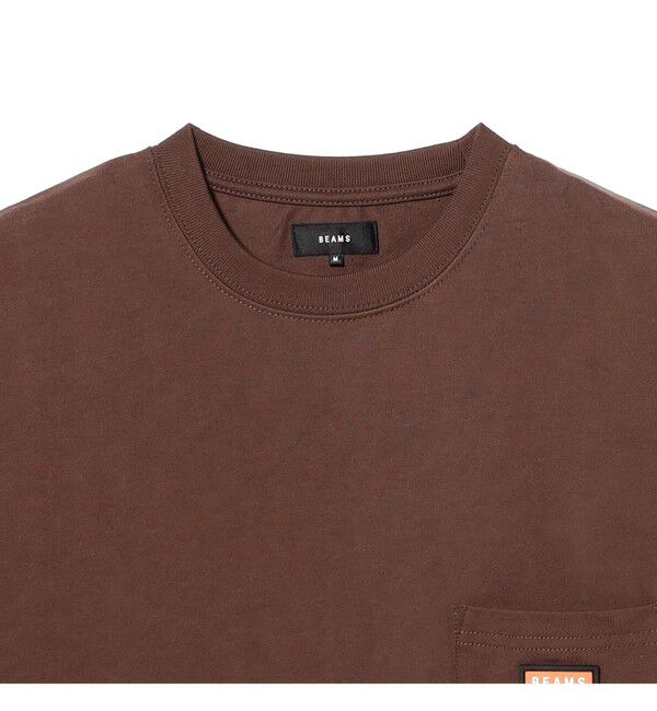 BEAMS「ヘビーウエイト ロゴワッペン Tシャツ【ベーシックフィット】」|Tシャツ・カットソー|