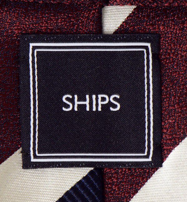 SHIPS「SHIPS: スナゴ/レップ ワイド ストライプ ネクタイ」|ネクタイ・蝶ネクタイ|