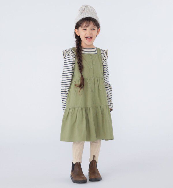 SHIPS KIDS「SHIPS KIDS:100～130cm / コットン ジャンパー スカート」|ジャンパースカート|
