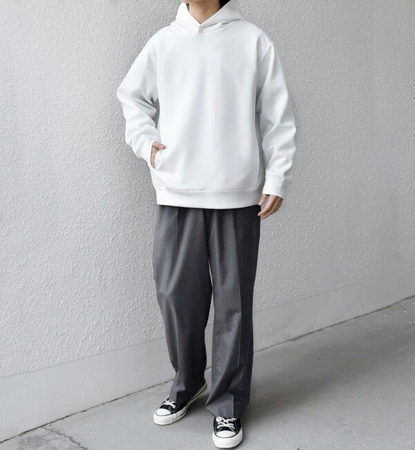 SHIPS any「SHIPS any: カラー ダンボール スナップ プルオーバー パーカー 26AW◆」|パーカー|