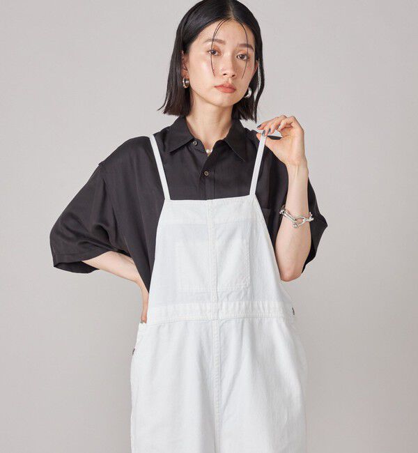 SHIPS for women「SHIPS NINE CASE:〈手洗い可能〉オーバーサイズ シャツ」|シャツ・ブラウス|ブラック