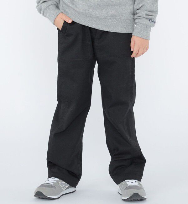 SHIPS KIDS「【SHIPS KIDS別注】Gramicci:110～160cm / ツイル ベイカー パンツ」|その他|ブラック