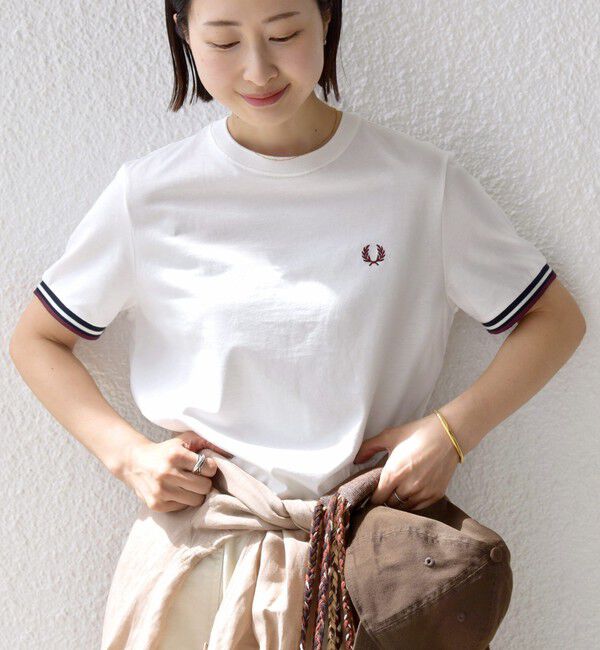 SHIPS for women「FRED PERRY:G2162 TIPPED T SHIRT」|Tシャツ・カットソー|