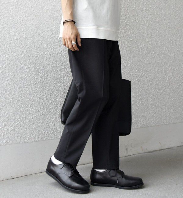 SHIPS any「SHIPS any:〈吸水速乾〉Rapidry クリース アンクル テーパード イージーパンツ26SS◇」|スラックス|