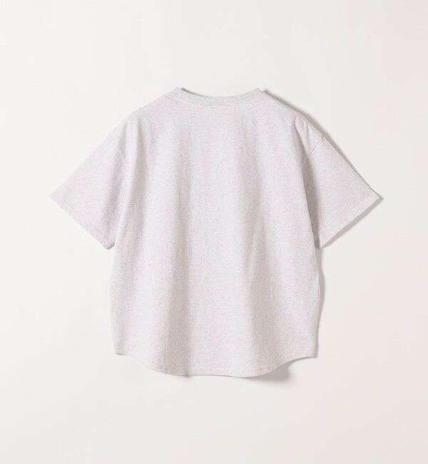 SHIPS any「【SHIPS any別注】THE KNiTS:〈洗濯機可能〉ラウンドヘム プリント ショート TEE」|Tシャツ・カットソー|