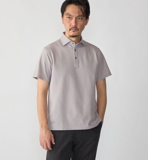 SHIPS「SHIPS:〈接触冷感〉I Cotoni di Albini ショート スリーブ ポロシャツ」|ポロシャツ|