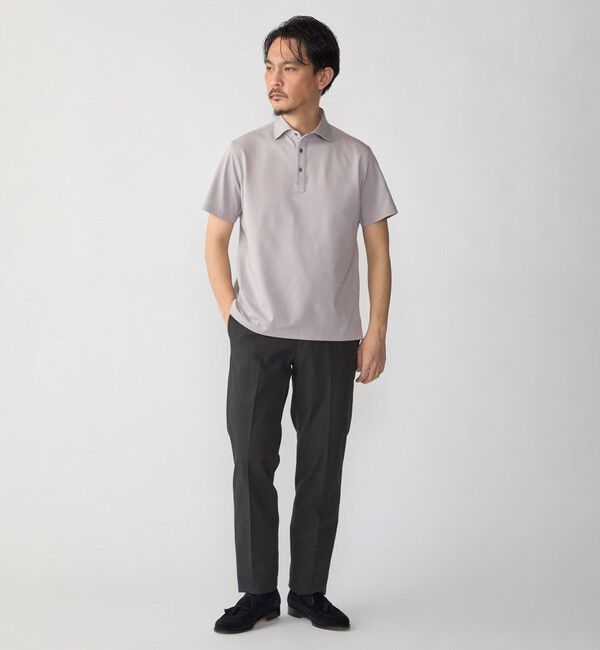 SHIPS「SHIPS:〈接触冷感〉I Cotoni di Albini ショート スリーブ ポロシャツ」|ポロシャツ|