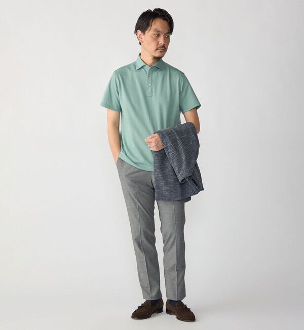 SHIPS「SHIPS:〈接触冷感〉I Cotoni di Albini ショート スリーブ ポロシャツ」|ポロシャツ|