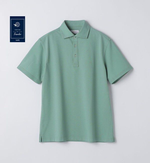 SHIPS「SHIPS:〈接触冷感〉I Cotoni di Albini ショート スリーブ ポロシャツ」|ポロシャツ|
