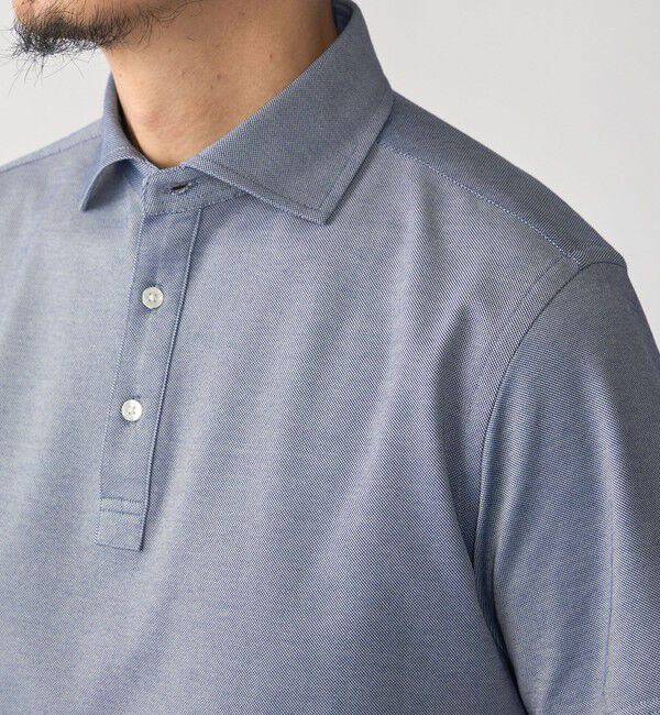 SHIPS「SHIPS:〈接触冷感〉I Cotoni di Albini ショート スリーブ ポロシャツ」|ポロシャツ|