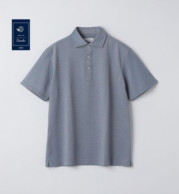 SHIPS「SHIPS:〈接触冷感〉I Cotoni di Albini ショート スリーブ ポロシャツ」|ポロシャツ|