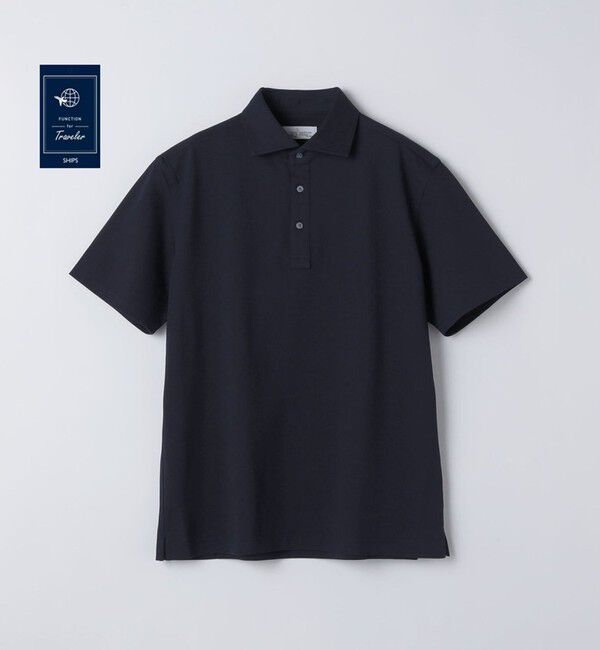 SHIPS「SHIPS:〈接触冷感〉I Cotoni di Albini ショート スリーブ ポロシャツ」|ポロシャツ|