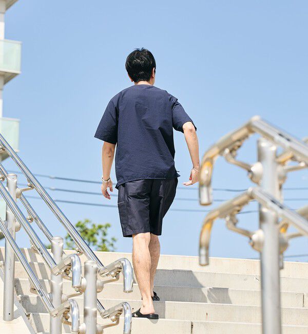 SHIPS「SHIPS:〈MADE IN JAPAN〉空羽 サッカー Tシャツ」|Tシャツ・カットソー|