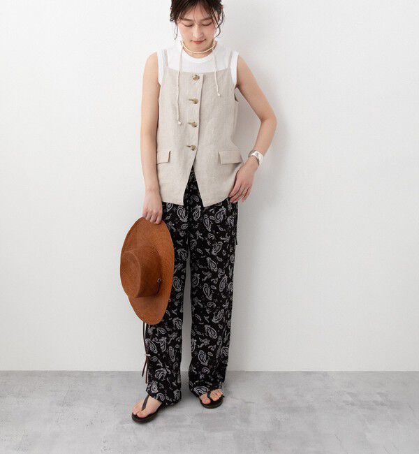 SHIPS for women「【SHIPS別注】TICCA&times;manipuri:〈手洗い可能〉プリント パンツ」|その他|