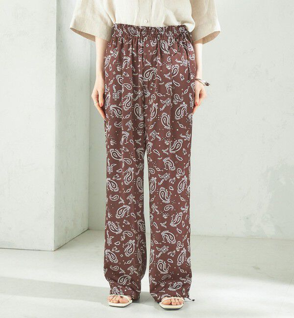 SHIPS for women「【SHIPS別注】TICCA&times;manipuri:〈手洗い可能〉プリント パンツ」|その他|