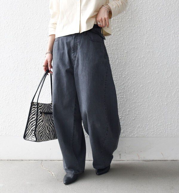 SHIPS any「SHIPS any:〈洗濯機可能〉バレル デニム パンツ［SHIPS any DENIM］」|デニム|