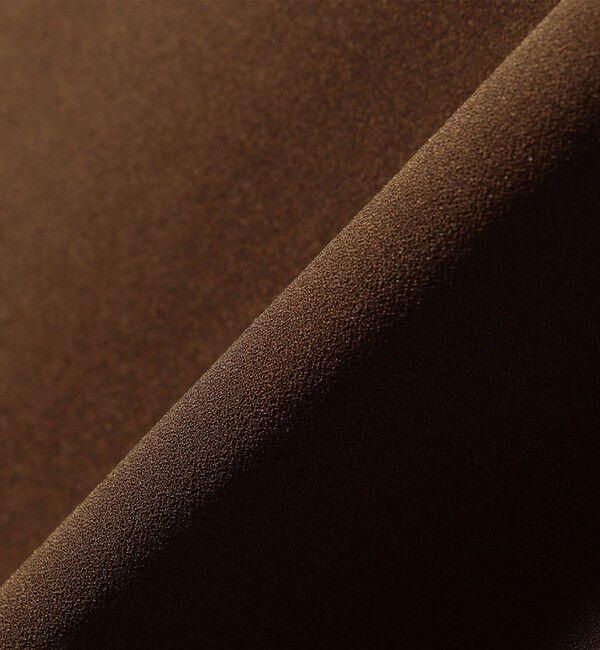 quaranciel「《予約》quaranciel:〈手洗い可能〉ジョーゼット リブ オーバーサイズ ブラウス」|シャツ・ブラウス|