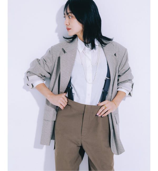 OUTDOOR PRODUCTS Usual Things「Cozue Ninomiya EX suspender pants」|スラックス|