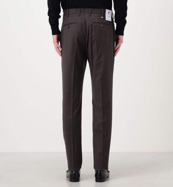TOMORROWLAND BUYING WEAR「PT TRINO GENTS ウールストレッチ 1プリーツスラックス」|スラックス|
