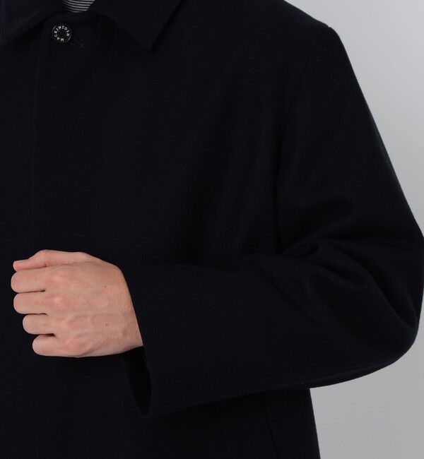 TOMORROWLAND MENS「【WEB先行予約・別注】MACKINTOSH DUNKELD MODERN FIT EX ウールメルトン ステンカラーコート」|ステンカラーコート|