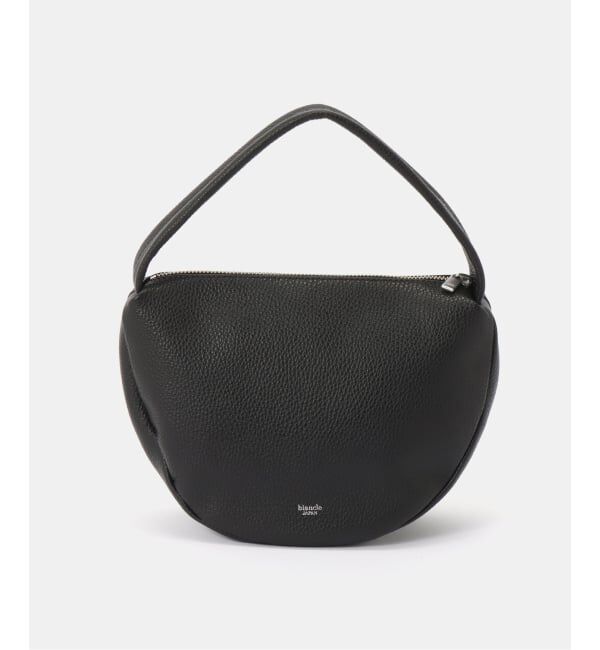  「【blancle/ ブランクレ】Semi circle small bag」|ハンドバッグ|ブラック