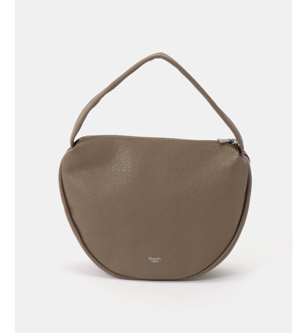  「【blancle/ ブランクレ】Semi circle small bag」|ハンドバッグ|グレー