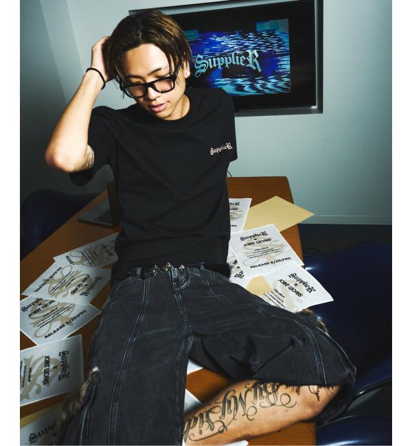 JOINT WORKS「SUPPLIER 別注 Fur Cross Tee」|Tシャツ・カットソー|