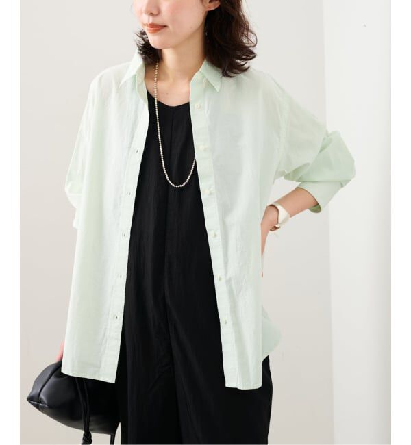 SLOBE IENA「《追加》Wash Cotton Color シャツ」|シャツ・ブラウス|