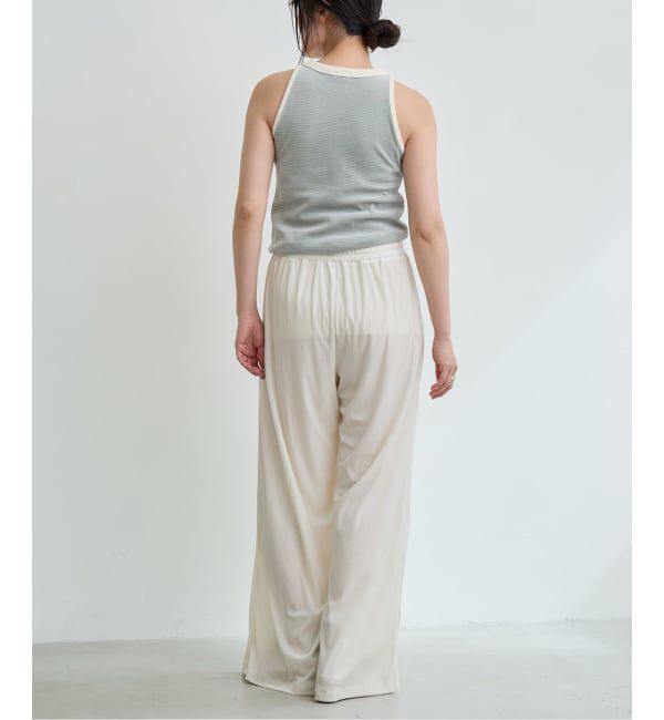 IENA LA BOUCLE「IENA LA BOUCLE ベロアボーダータンクトップ」|タンクトップ|