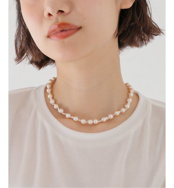 IENA「AYUS/アユス AKOYA BAROQUE PEARL NECKLACE ネックレス  N8-1」|ネックレス|