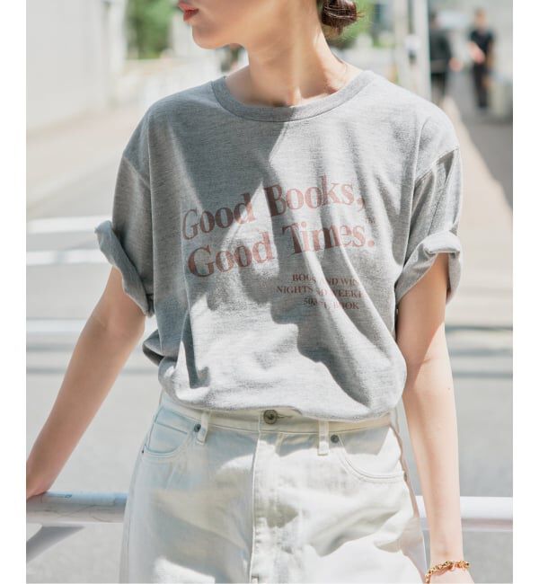 SLOBE IENA「BOOK CLUB SLOBE別注 グラフィックTEE」|Tシャツ・カットソー|グレーB