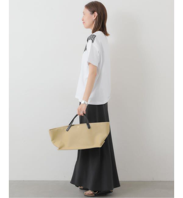 SLOBE IENA「《WEB限定/追加》アイラッシュレースTシャツ」|Tシャツ・カットソー|