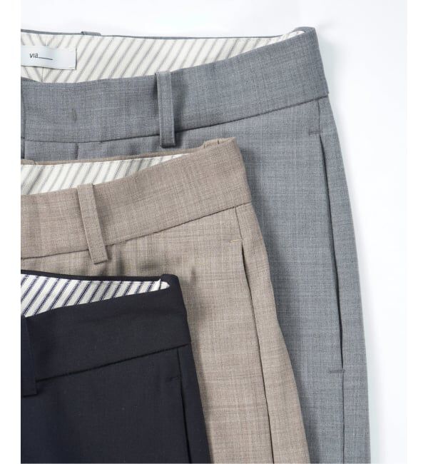 PULP「【VIA / ヴァイア】LOOSE STRAIGHT TROUSERS」|スラックス|