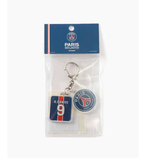 Paris Saint-Germain「【Paris Saint-Germain / パリ・サン＝ジェルマン】 JUSTICE Acrylic Keychain」|キーケース|グレーC