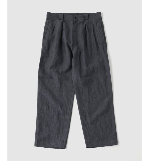 EDIFICE「ETS.MATERIAUX(マテリオ) French work trousers」|スラックス|グレー