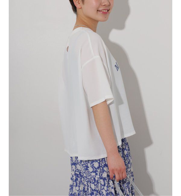 JOURNAL STANDARD relume「《追加3》2WAYジョーゼットロゴTEE」|Tシャツ・カットソー|