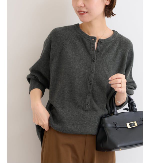 JOURNAL STANDARD relume「《追加2》ウールミックス2WAYビッグプルオーバー」|ニット・セーター|グレー