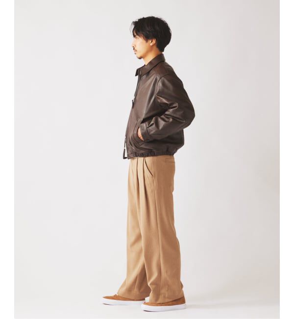 JOURNAL STANDARD relume「ラムレザー ジップジャケット」|ライダースジャケット|