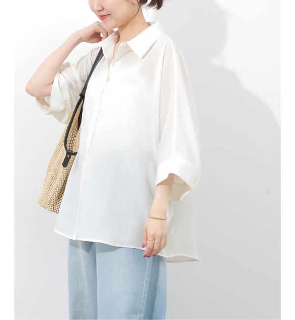 JOURNAL STANDARD relume「《追加》ハーフスリーブポンチョシャツ」|シャツ・ブラウス|