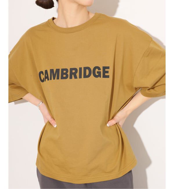 JOURNAL STANDARD relume「《追加》CAMBRIDGEロゴTシャツ」|Tシャツ・カットソー|キャメル