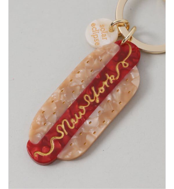journal standard L'essage「Solar Eclipse/ソーラーエクリプス MINI NEW YORK HOTDOG CHARM チャーム」|キーケース|
