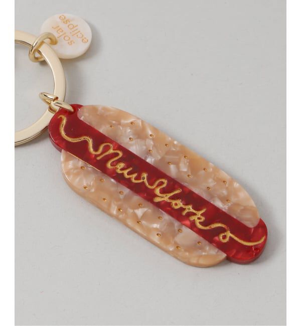 journal standard L'essage「Solar Eclipse/ソーラーエクリプス MINI NEW YORK HOTDOG CHARM チャーム」|キーケース|