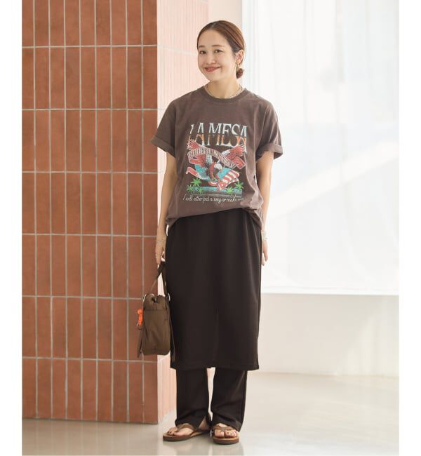 JOURNAL STANDARD「《予約》TWモクロディ スカート レイヤード パンツ」|その他|