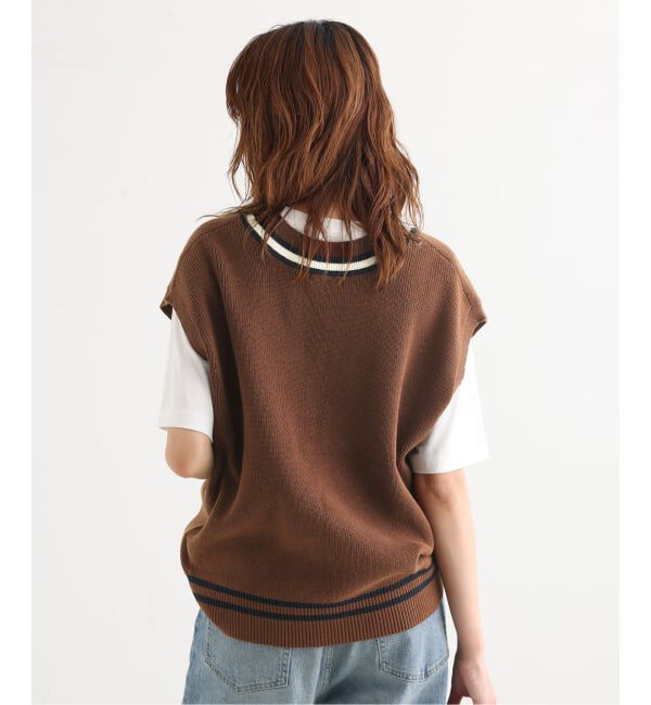 journal standard L'essage「《予約》ラインニットベスト」|ニット・セーター|