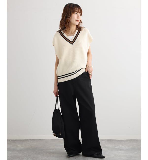 journal standard L'essage「《予約》ラインニットベスト」|ニット・セーター|