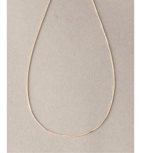 Lilas by Spick&Span「※コンパクトチェーン38cmネックレス K10」|ネックレス|