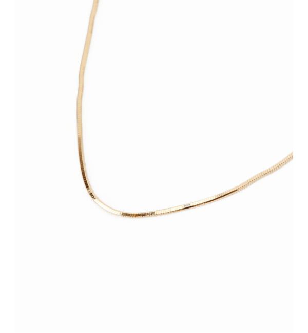 Lilas by Spick&Span「※コンパクトチェーン38cmネックレス K10」|ネックレス|
