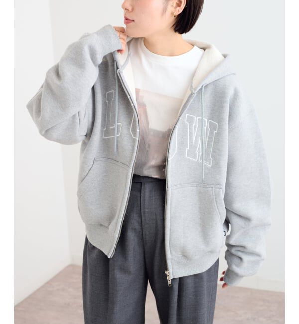 U by SPICK&SPAN「《予約》LOW CLASSIC Lc / ロウ クラシック エルシ LOW NAPPING SWEAT ZIPUP Hoodie」|パーカー|