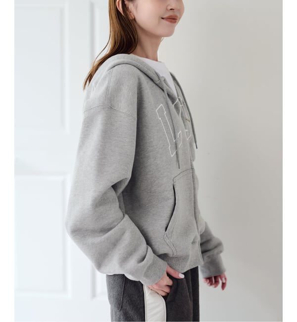 U by SPICK&SPAN「《予約》LOW CLASSIC Lc / ロウ クラシック エルシ LOW NAPPING SWEAT ZIPUP Hoodie」|パーカー|