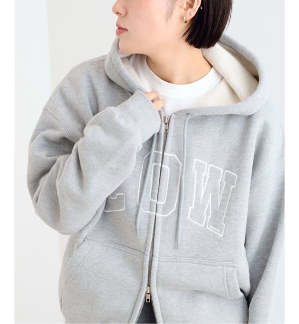 U by SPICK&SPAN「《予約》LOW CLASSIC Lc / ロウ クラシック エルシ LOW NAPPING SWEAT ZIPUP Hoodie」|パーカー|